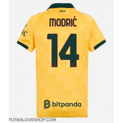 Dres AC Milan Luka Modric #14 Tretina pre Ženy 2025-26 Krátky Rukáv Dres AC Milan Luka Modric #14 Tretina pre Ženy 2025-26 Krátky Rukáv